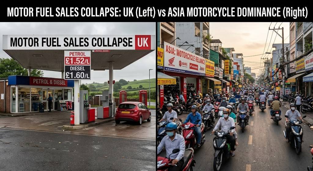 motor fuel sales collapse uk